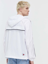 Tommy Jeans pánská bílá bunda - M (YBR)