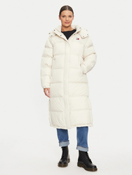 Tommy Jeans dámská krémová bunda - S (ACG)