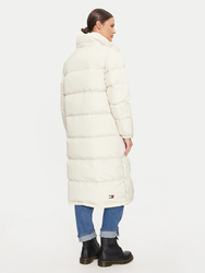 Tommy Jeans dámská krémová bunda - S (ACG)