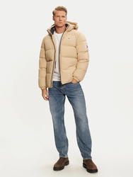 Tommy Jeans pánská béžová bunda - XL (AB9)