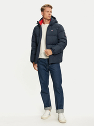 Tommy Jeans pánská tmavě modrá bunda - S (C1G)