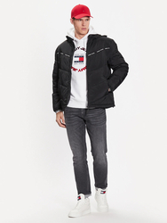 Tommy Jeans pánská černá bunda - M (BDS)