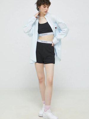 Tommy Jeans dámské černé šortky - XS (BDS)