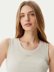 Tommy Jeans dámské béžové tílko - L (ACG)