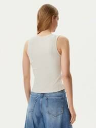 Tommy Jeans dámské béžové tílko - L (ACG)