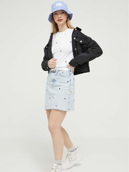 Tommy Jeans dámské bílé tričko - XS (YBR)