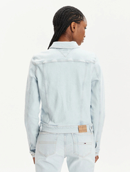 Tommy Jeans dámská džínová bunda - S (1AB)