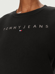 Tommy Jeans dámská černá mikina Tonal Linear - XS (BDS)