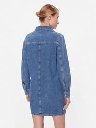 Tommy Jeans dámské modré džínové šaty - S (1A5)