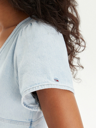 Tommy Jeans dámské džínové šaty - XS (1AB)