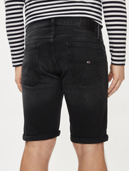 Tommy Jeans pánské černé šortky - 30/NI (1BZ)