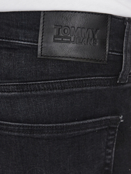 Tommy Jeans pásnké černé džíny - 33/30 (1BZ)