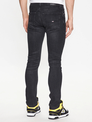 Tommy Jeans pásnké černé džíny - 33/30 (1BZ)