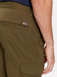 Tommy Jeans pánské khaki kalhoty Austin - 30/32 (MR1)