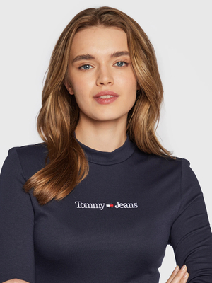 Tommy Jeans dámské tmavě modré šaty - XS (C87)