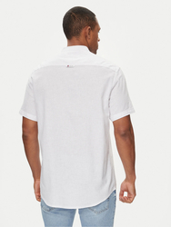 Tommy Jeans pánská bílá košile - XL (YBR)