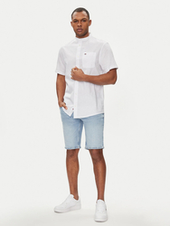 Tommy Jeans pánská bílá košile - XL (YBR)
