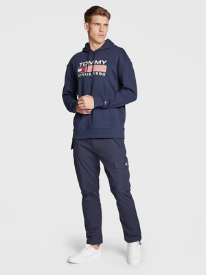 Tommy Jeans pánská tmavě modrá mikina - M (C87)