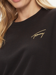 Tommy Jeans dámská černá mikina - L (BDS)