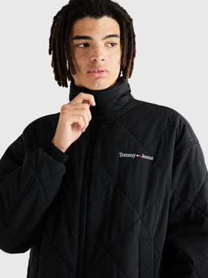 Tommy Jeans pánská černá bunda - M (BDS)