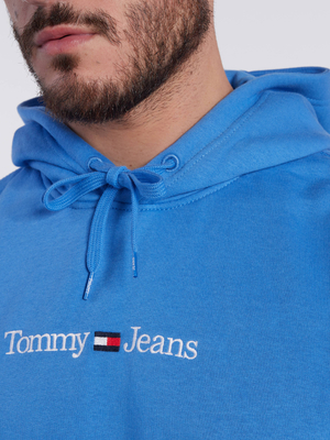 Tommy Jeans pánská modrá mikina - L (C4H)