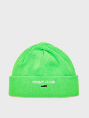 Tommy Jeans pánská fosforově zelená čepice - OS (LAC)
