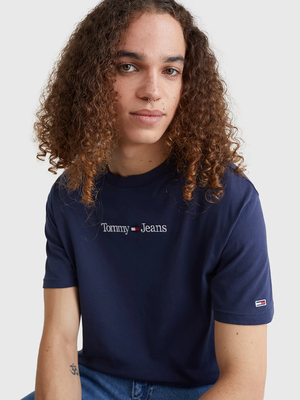 Tommy Jeans pánské tmavě modré tričko - S (C87)