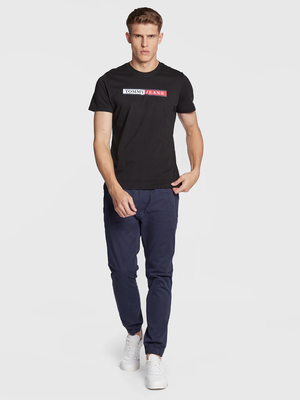 Tommy Jeans pánské černé tričko Essential - M (BDS)