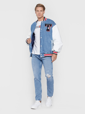 Tommy Jeans pánské bílé tričko Essential - L (YBR)