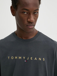 Tommy Jeans pánské šedé tričko - XXL (PUB)
