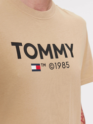 Tommy Jeans pánské béžové tričko - S (AB0)