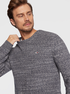 Tommy Jeans pánský tmavě modrý svetr - XXL (C87)