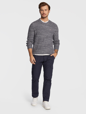 Tommy Jeans pánský tmavě modrý svetr - XXL (C87)