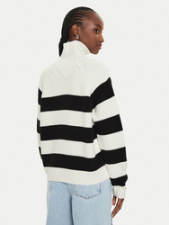 Tommy Jeans dámský pruhovaný svetr - M (0AR)