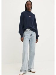 Tommy Jeans dámský tmavě modrý svetr - XS (C1G)