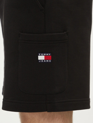 Tommy Jeans pánské černé šortky - S (BDS)