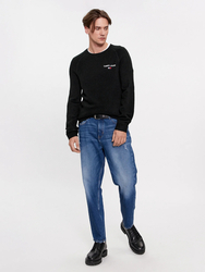 Tommy Jeans pánský černý svetr - M (BDS)