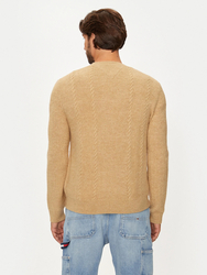 Tommy Jeans pánský béžový svetr - L (AB9)