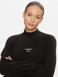 Tommy Jeans dámský černý svetr - S (BDS)