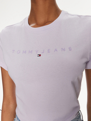Tommy Jeans dámské fialové tričko - XS (W06)