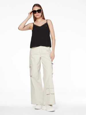 Tommy Jeans dámský černý top - XS (BDS)