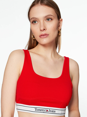 Tommy Jeans dámský červený top - M (XNL)