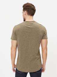 Tommy Jeans pánské khaki tričko - XXL (MR1)