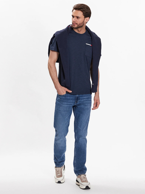 Tommy Jeans pánské tmavě modré tričko - M (C87)