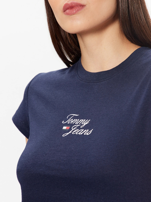 Tommy Jeans dámské tmavě modré tričko - XS (C87)