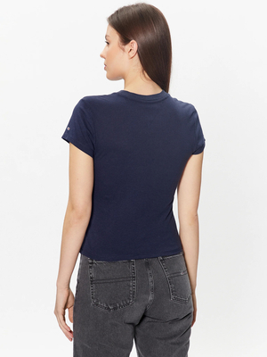 Tommy Jeans dámské tmavě modré tričko - XS (C87)