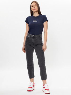 Tommy Jeans dámské tmavě modré tričko - XS (C87)