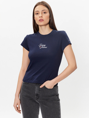 Tommy Jeans dámské tmavě modrétričko - XS (C87)