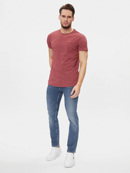 Tommy Jeans pánské červené tričko - XL (XJS)