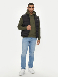 Tommy Jeans pánská černá vesta - M (BDS)